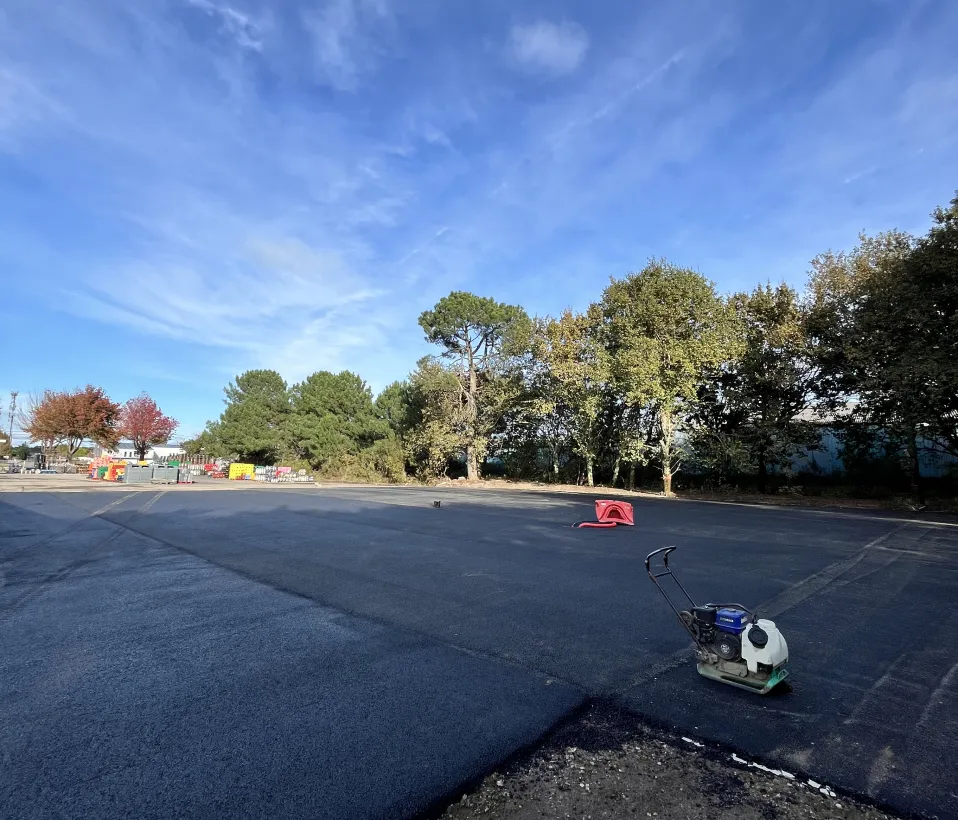 Béton désactivé parking